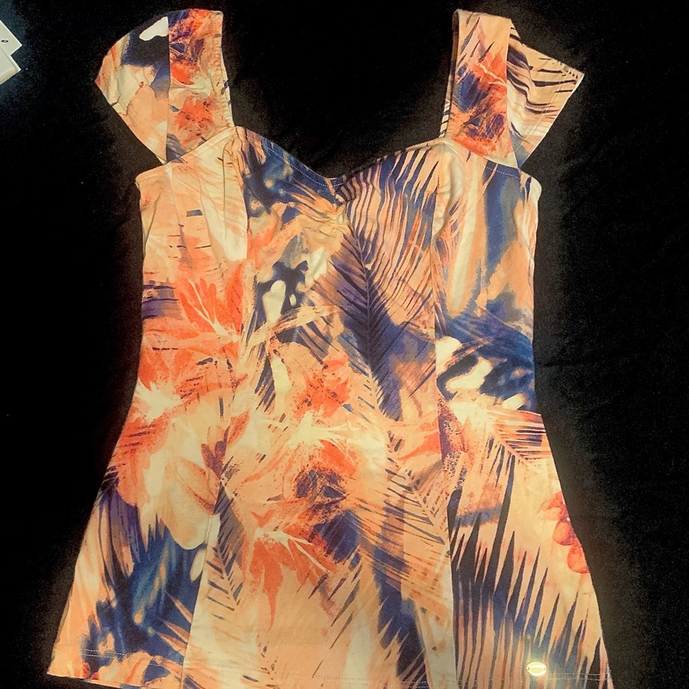 Guess tropical tank top